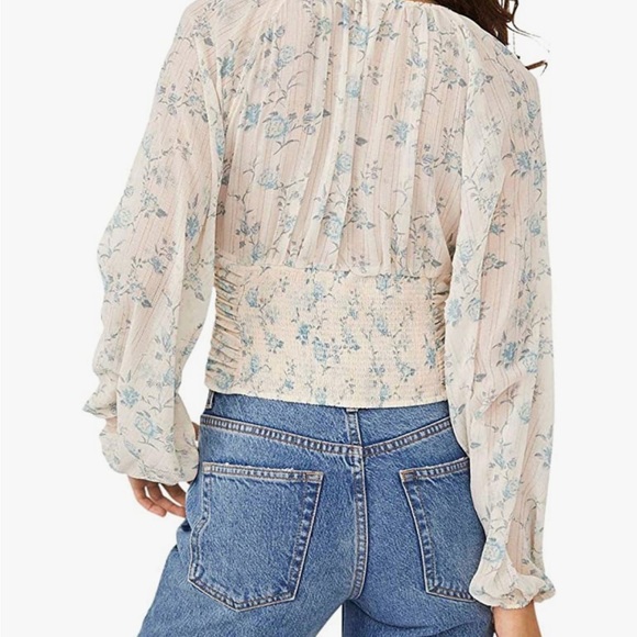 Free people new final rose top - Picture 2 of 6